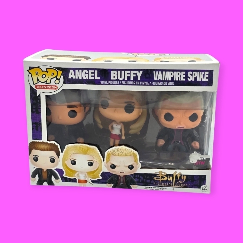 Funko POP! Buffy The Vampire Slayer 3-Pack Buffy Angel Spike Vinyl Figures